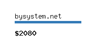 bysystem.net Website value calculator