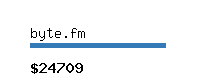 byte.fm Website value calculator
