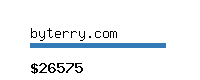 byterry.com Website value calculator