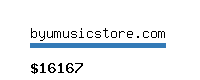 byumusicstore.com Website value calculator