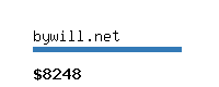 bywill.net Website value calculator