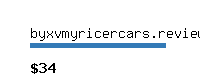 byxvmyricercars.review Website value calculator