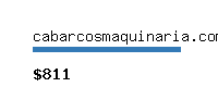 cabarcosmaquinaria.com Website value calculator