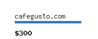 cafegusto.com Website value calculator