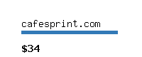 cafesprint.com Website value calculator