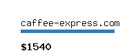 caffee-express.com Website value calculator