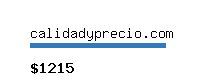 calidadyprecio.com Website value calculator