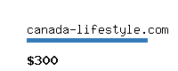 canada-lifestyle.com Website value calculator