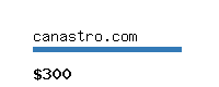 canastro.com Website value calculator