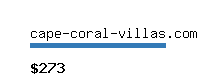 cape-coral-villas.com Website value calculator