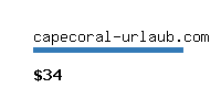 capecoral-urlaub.com Website value calculator