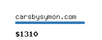 carsbysymon.com Website value calculator