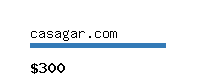 casagar.com Website value calculator