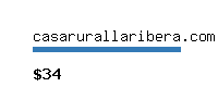 casarurallaribera.com Website value calculator