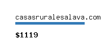 casasruralesalava.com Website value calculator