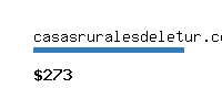 casasruralesdeletur.com Website value calculator