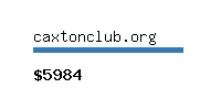 caxtonclub.org Website value calculator