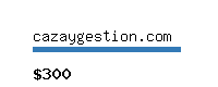 cazaygestion.com Website value calculator