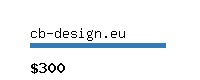 cb-design.eu Website value calculator