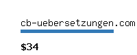 cb-uebersetzungen.com Website value calculator