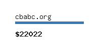 cbabc.org Website value calculator