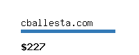 cballesta.com Website value calculator