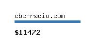 cbc-radio.com Website value calculator