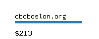 cbcboston.org Website value calculator