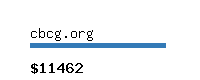 cbcg.org Website value calculator