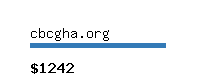 cbcgha.org Website value calculator