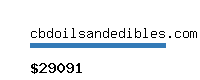 cbdoilsandedibles.com Website value calculator