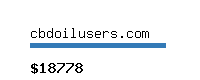 cbdoilusers.com Website value calculator