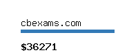 cbexams.com Website value calculator