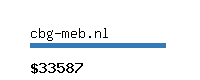 cbg-meb.nl Website value calculator