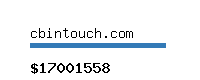 cbintouch.com Website value calculator