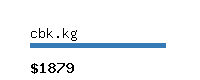 cbk.kg Website value calculator