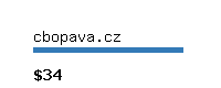 cbopava.cz Website value calculator