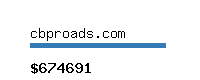 cbproads.com Website value calculator