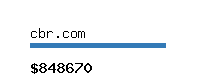 cbr.com Website value calculator