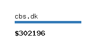 cbs.dk Website value calculator