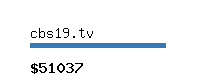 cbs19.tv Website value calculator