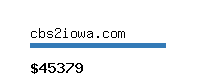 cbs2iowa.com Website value calculator