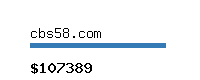 cbs58.com Website value calculator