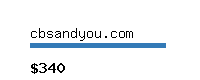 cbsandyou.com Website value calculator