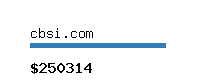 cbsi.com Website value calculator