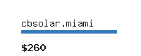 cbsolar.miami Website value calculator