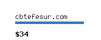 cbtefesur.com Website value calculator