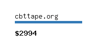 cbttape.org Website value calculator