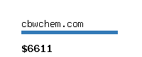 cbwchem.com Website value calculator