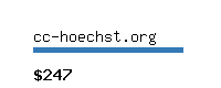 cc-hoechst.org Website value calculator